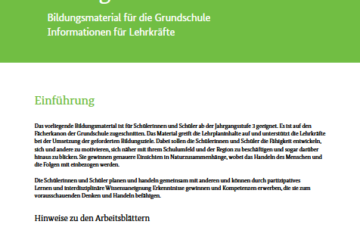 Biologische Vielfalt – Begleitheft für Lehrkräfte Grundschule