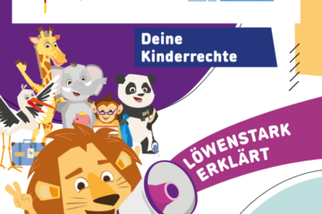 Broschüre - Deine Kinderrechte – löwenstark erklärt.