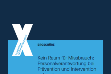 Broschüre - Kein Raum für Missbrauch - Personalverantwortung bei Prävention und Intervention nutzen